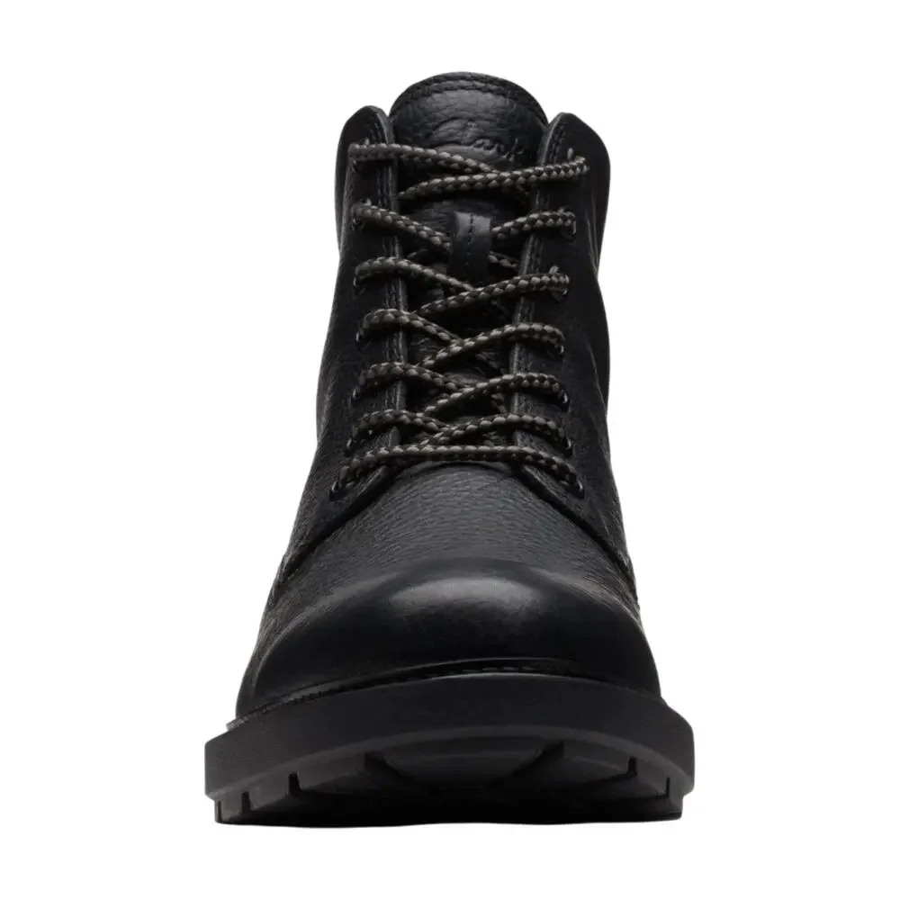 Clarks Craftdale 2 Hi Boot Leather Black Mens Size 8 M US [26169000]